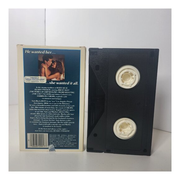 Deadly Passion BETA Tape Betamax (Not VHS) Brent Huff - Picture 2 of 2